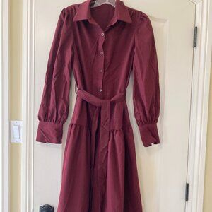 Maroon dress